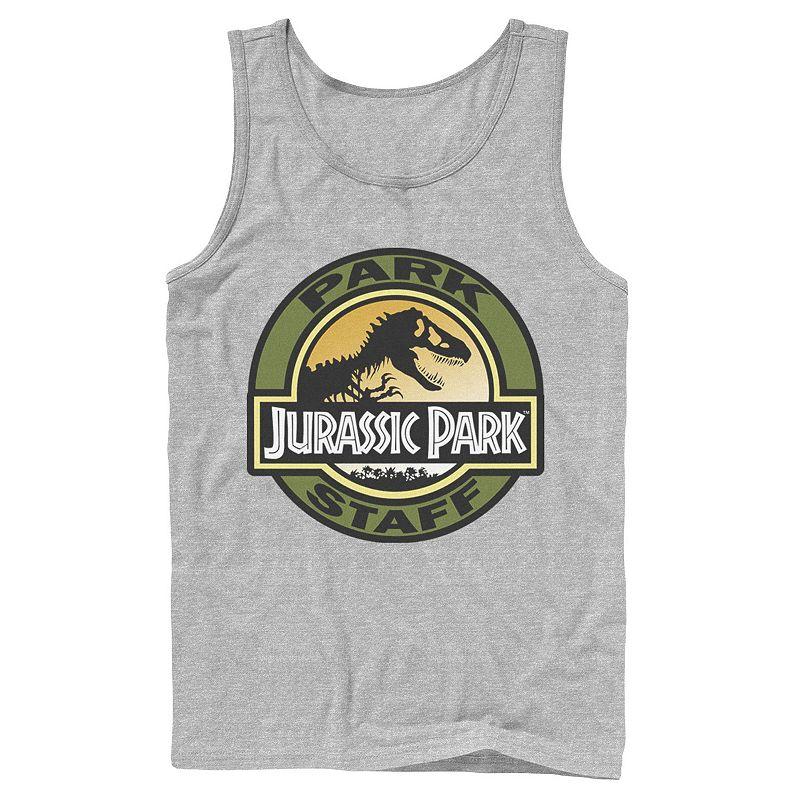 Men's Jurassic Park Staff Icon T-Rex Skeleton Tank Top,  Product Image