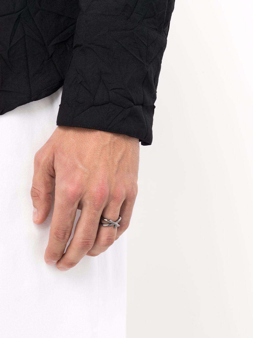 rose thorn wide band ring Product Image