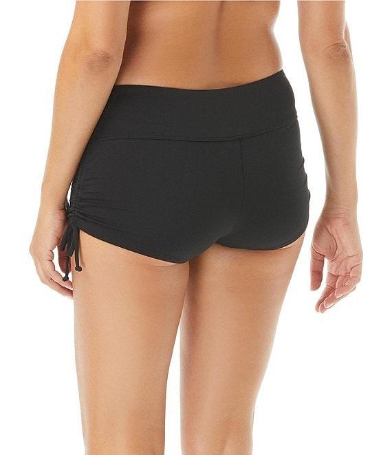 Beach House Solid Blake Adjustable Side Tie Swim Short Bottom Product Image