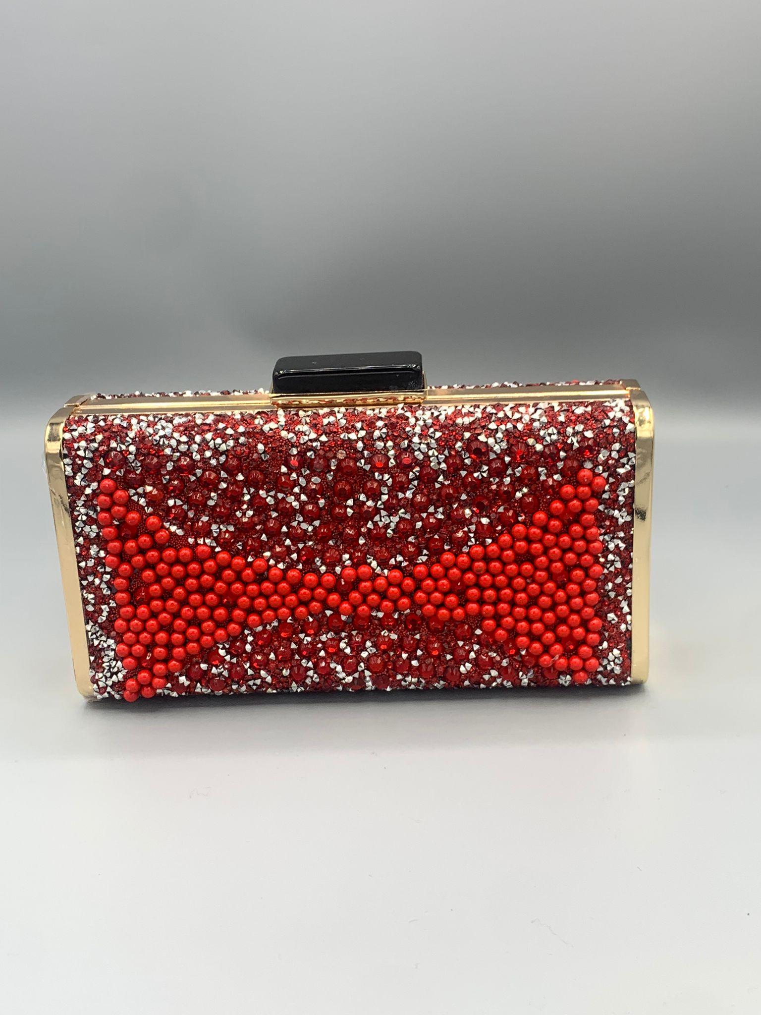 Pearl Rhinestones Clutch Product Image