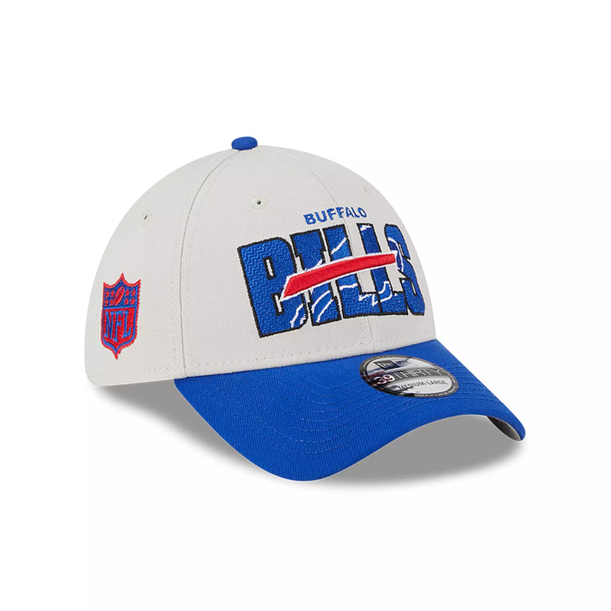 Men's New Era Stone/Royal Buffalo Bills 2023 NFL Draft 39THIRTY Flex Hat, Size: Large/XL, Team Product Image