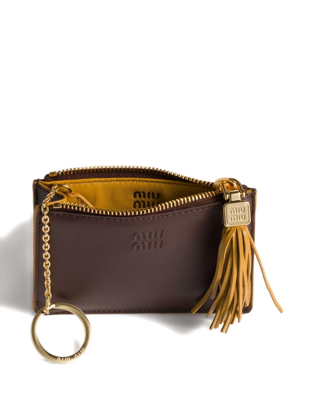 tassel-detail card holder Product Image