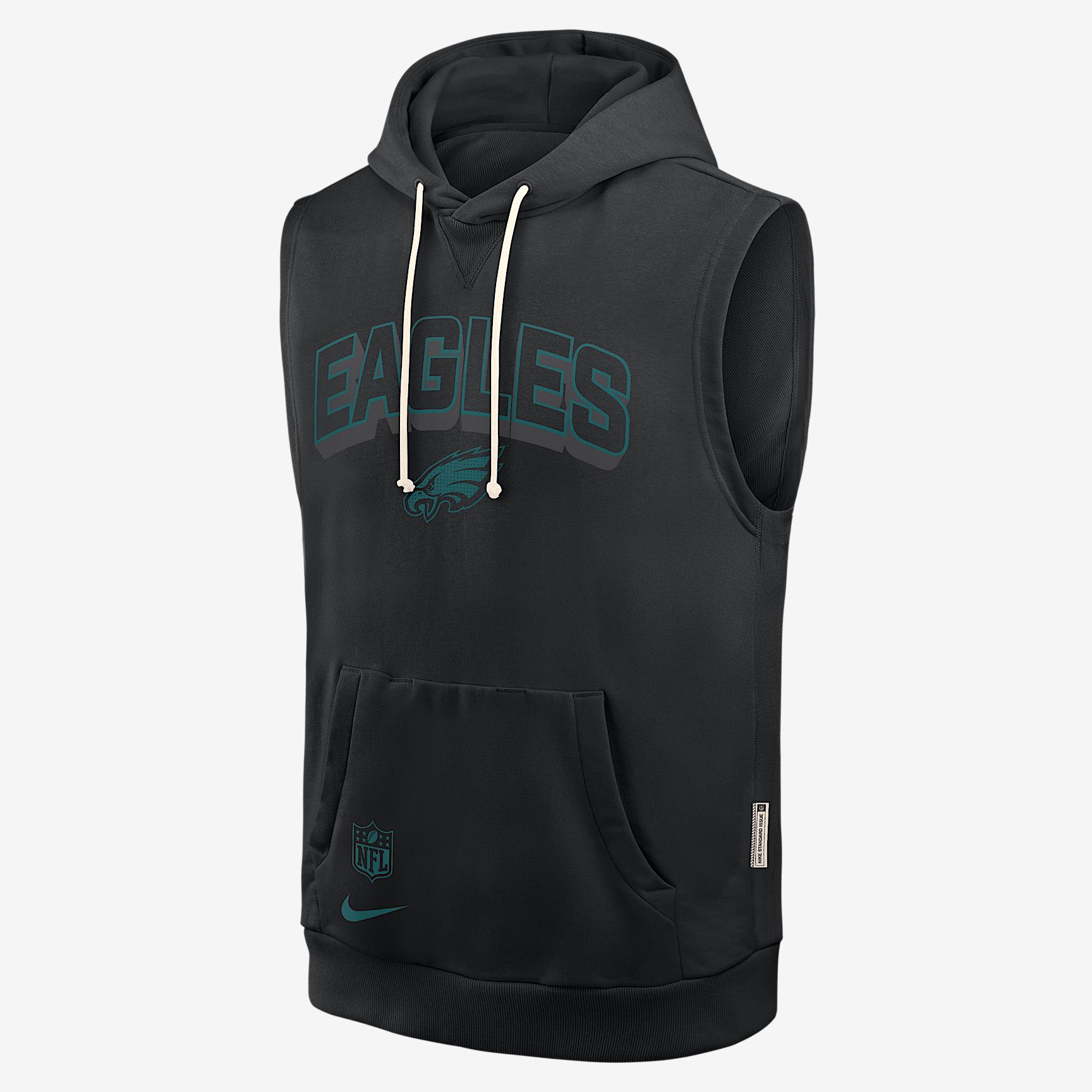 New York Jets Sideline Nike Men's Dri-FIT NFL Sleeveless Pullover Hoodie Product Image