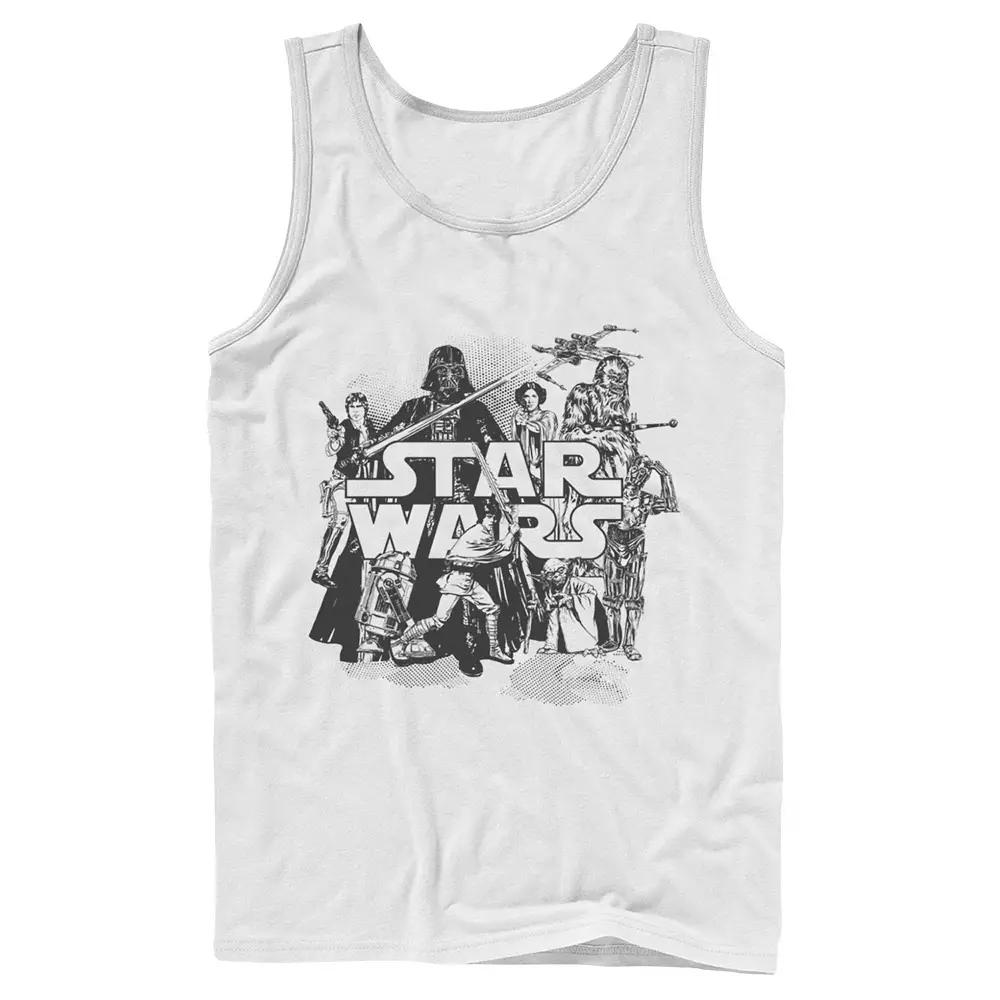 Men's Star Wars Character Collage Tank Top,  Product Image