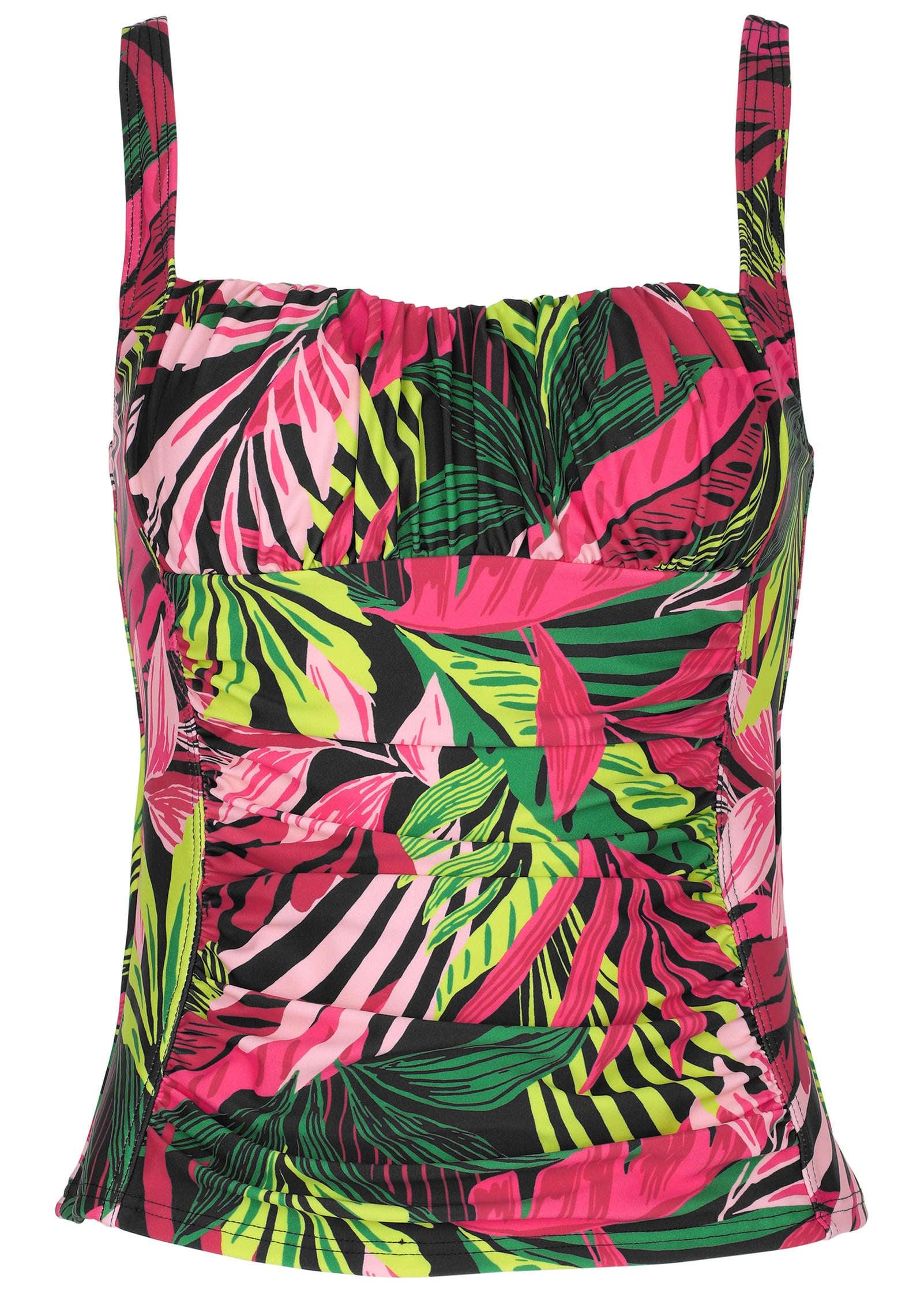 Sydney Ruched Tankini - Polynesian Palm Product Image