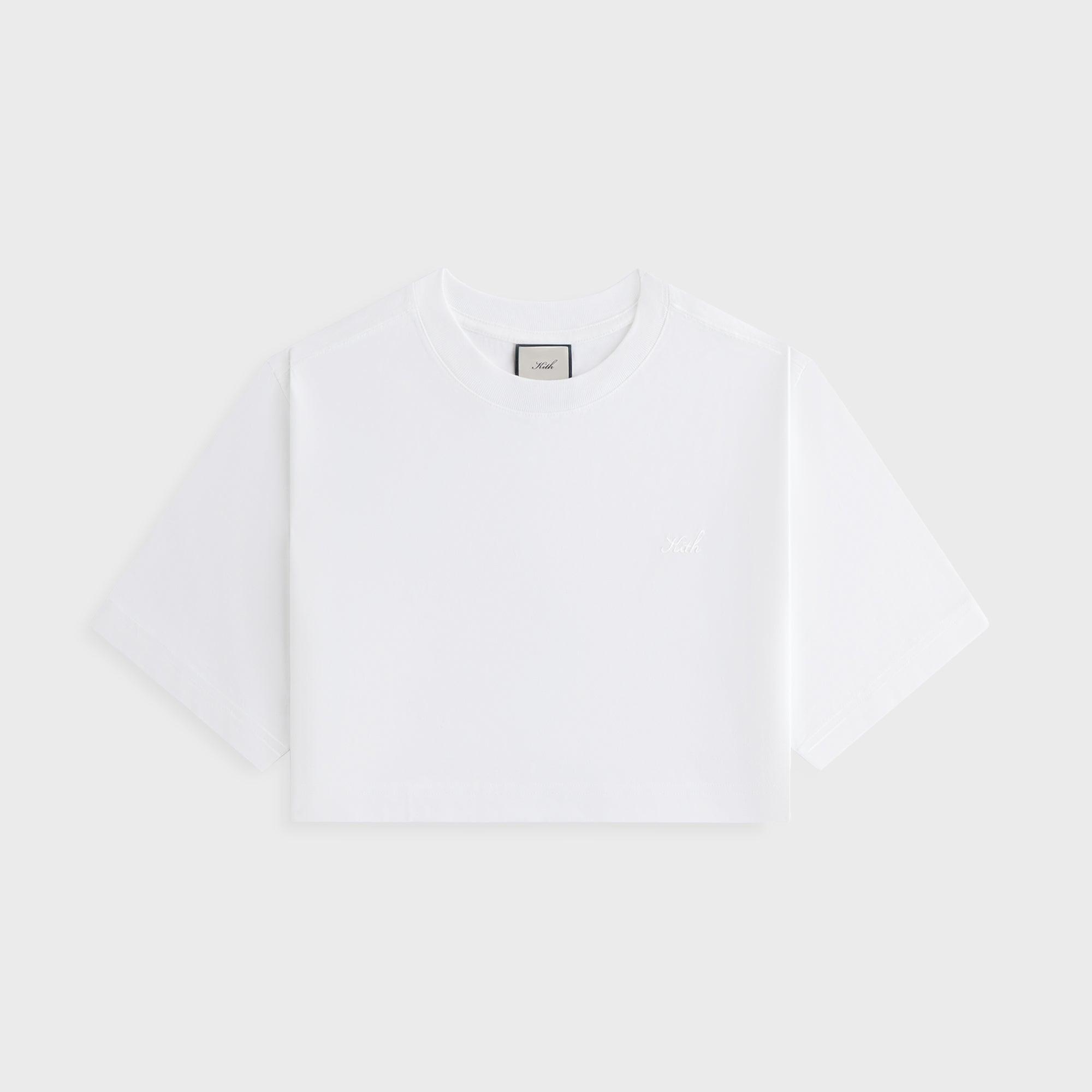 Kith Women Fei Cropped Tee - White Female Product Image