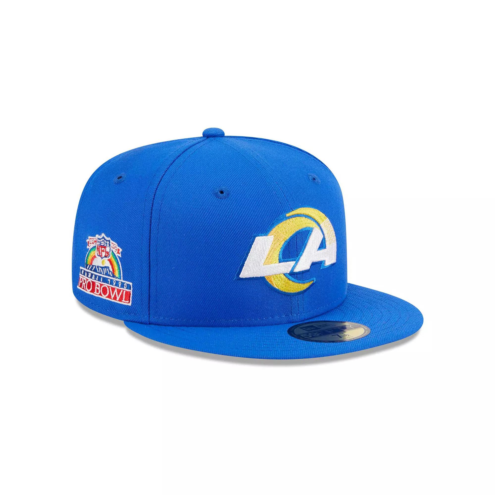 Men's New Era Royal Los Angeles Rams Main Patch 59FIFTY Fitted Hat,  Product Image