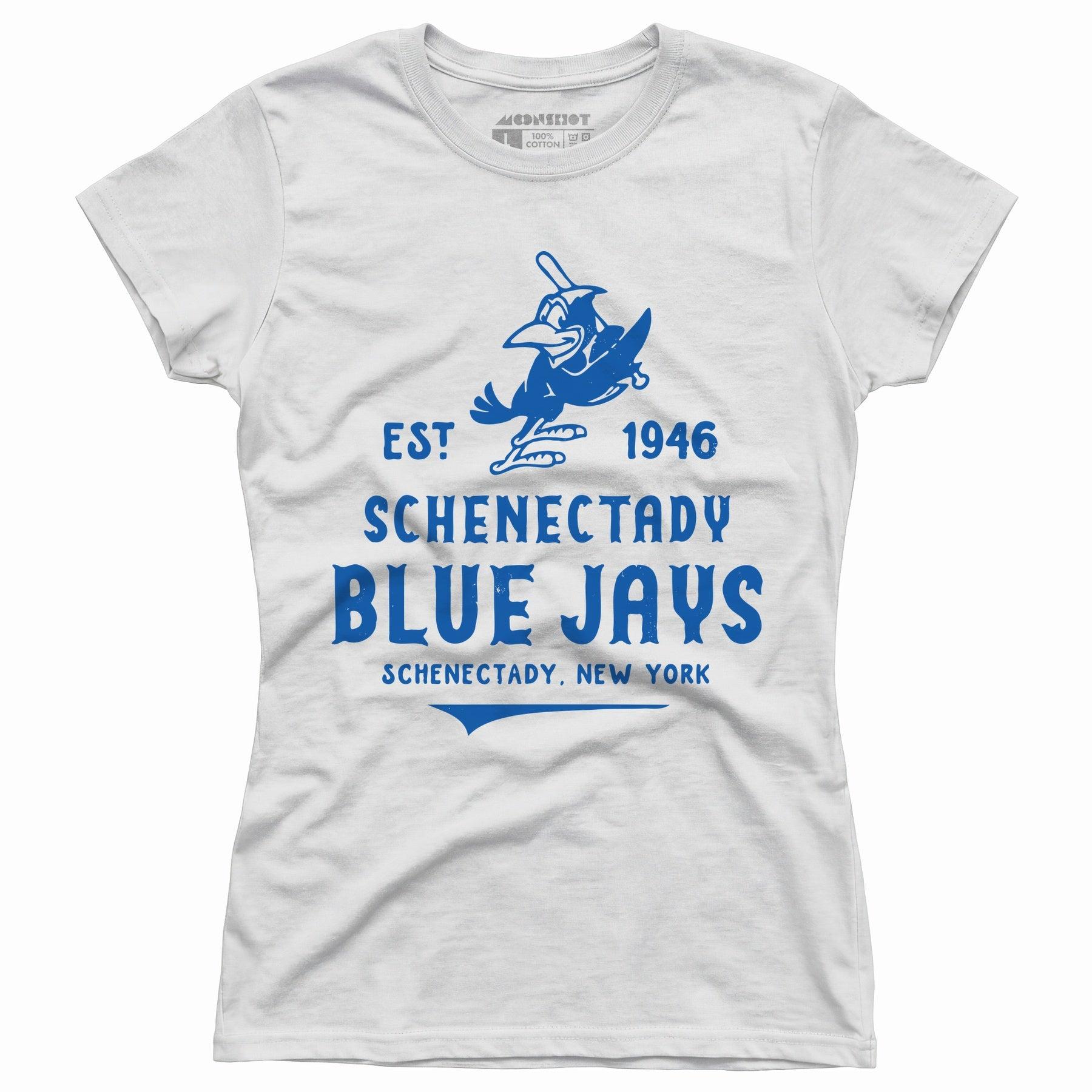 Schenectady Blue Jays - New York - Vintage Defunct Baseball Teams - Women's T-Shirt Female Product Image