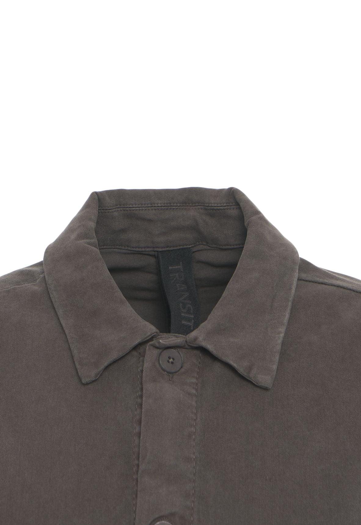 Overshirt with patch pockets Product Image