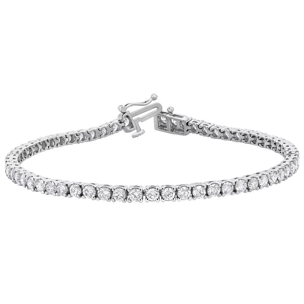 Diamond Brilliance 14k Gold 4 Carat T.W. Lab-Grown Diamond Tennis Bracelet, Women's,  Product Image
