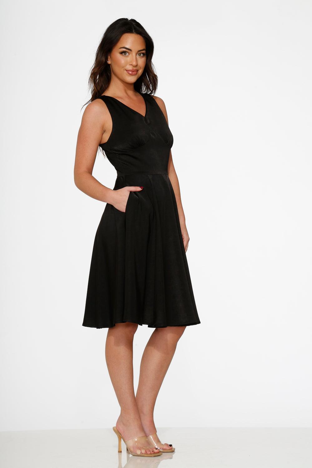 Black Swing Dress Product Image