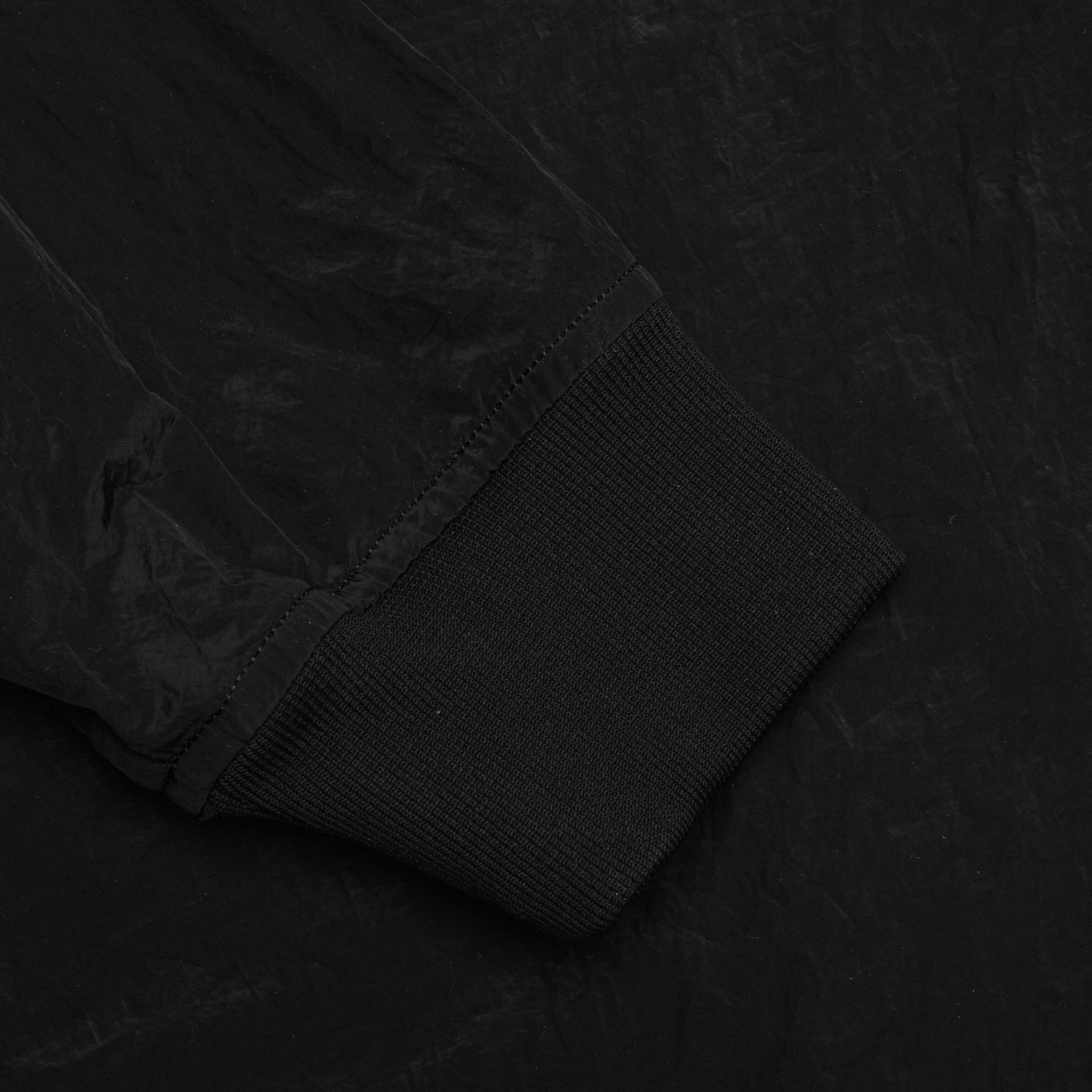 Funnel Neck Lightweight Jacket - Black Male Product Image