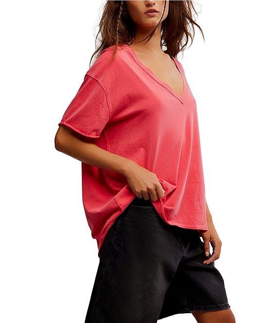Free People Nina V-Neck Short Sleeve Tee Product Image