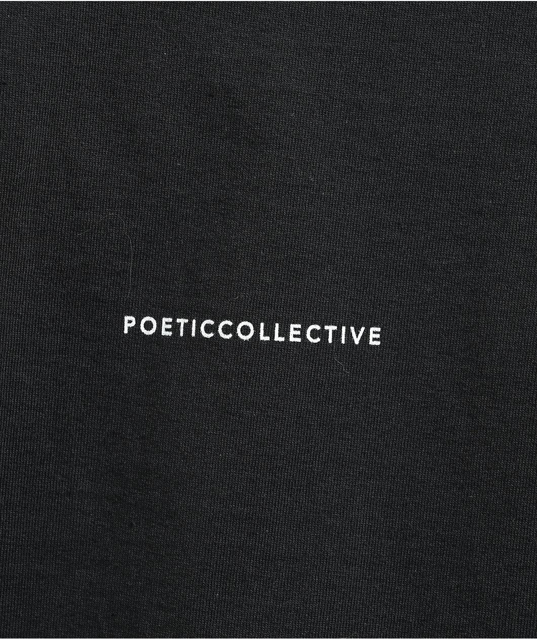 POETICCOLLECTIVE Crayon Black T-Shirt Product Image