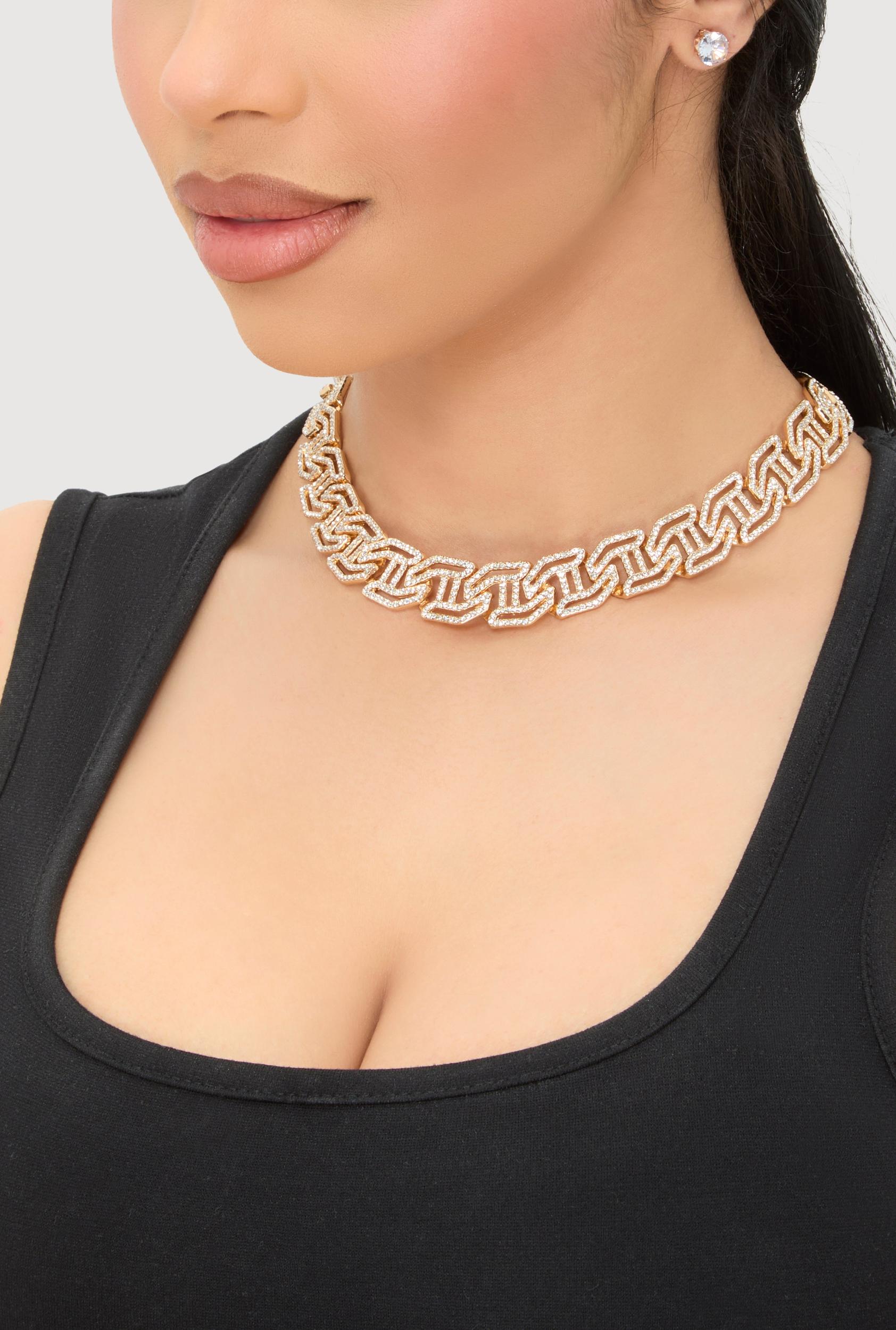 Wavy Metallic Drop Earrings Male Product Image