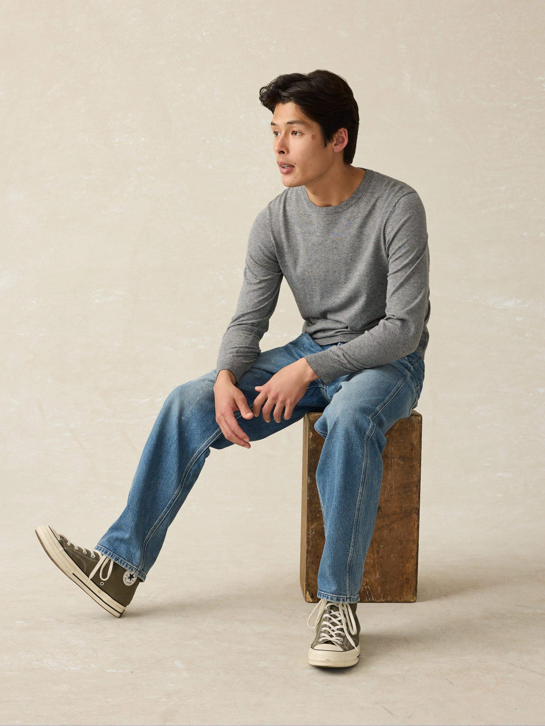 Movement™ Crewneck Sweater (Tall) - Ivory Ash Feeder Male Product Image