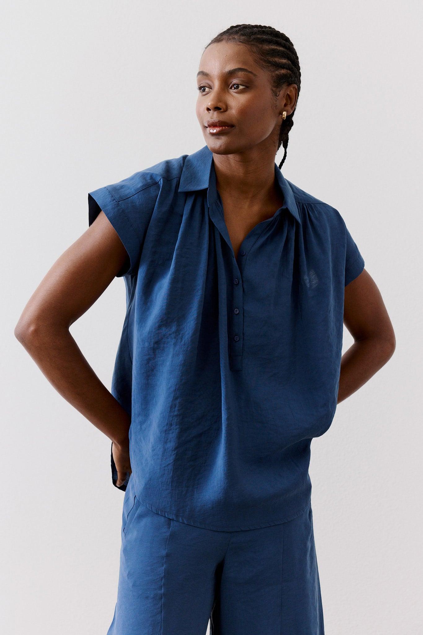The Nonchalant Oversized Voile Blouse Product Image