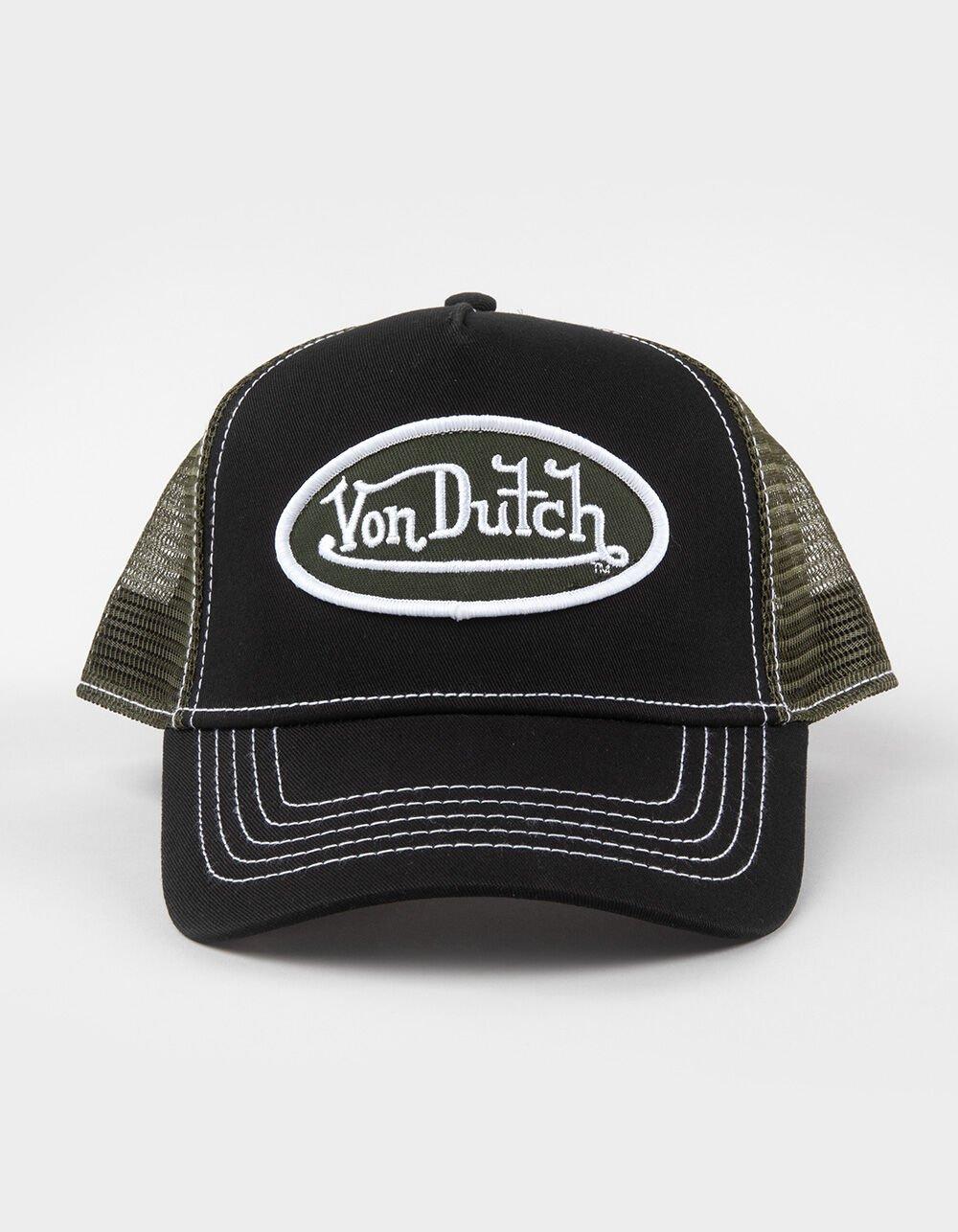 VON DUTCH Staple Trucker Hat - BLACK COMBO Product Image
