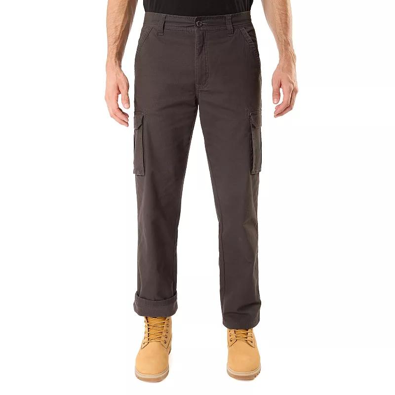Men's Smith's Workwear Stretch Fleece-Lined Canvas Cargo Pant,  Product Image