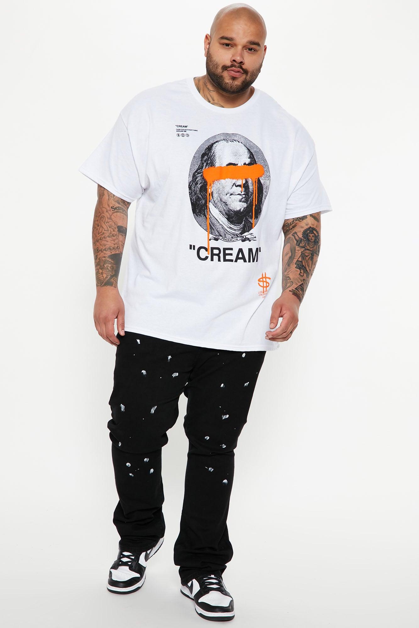 Cream Bills Short Sleeve Tee - White Product Image