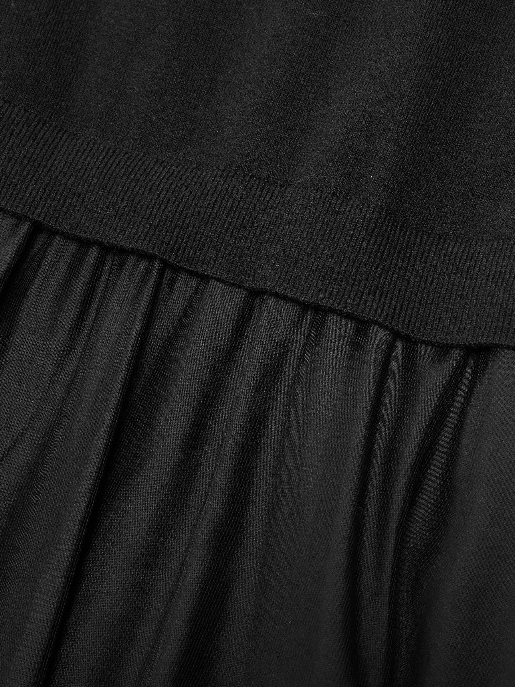 Tencel Blend Patchwork Women Maxi Dress Product Image