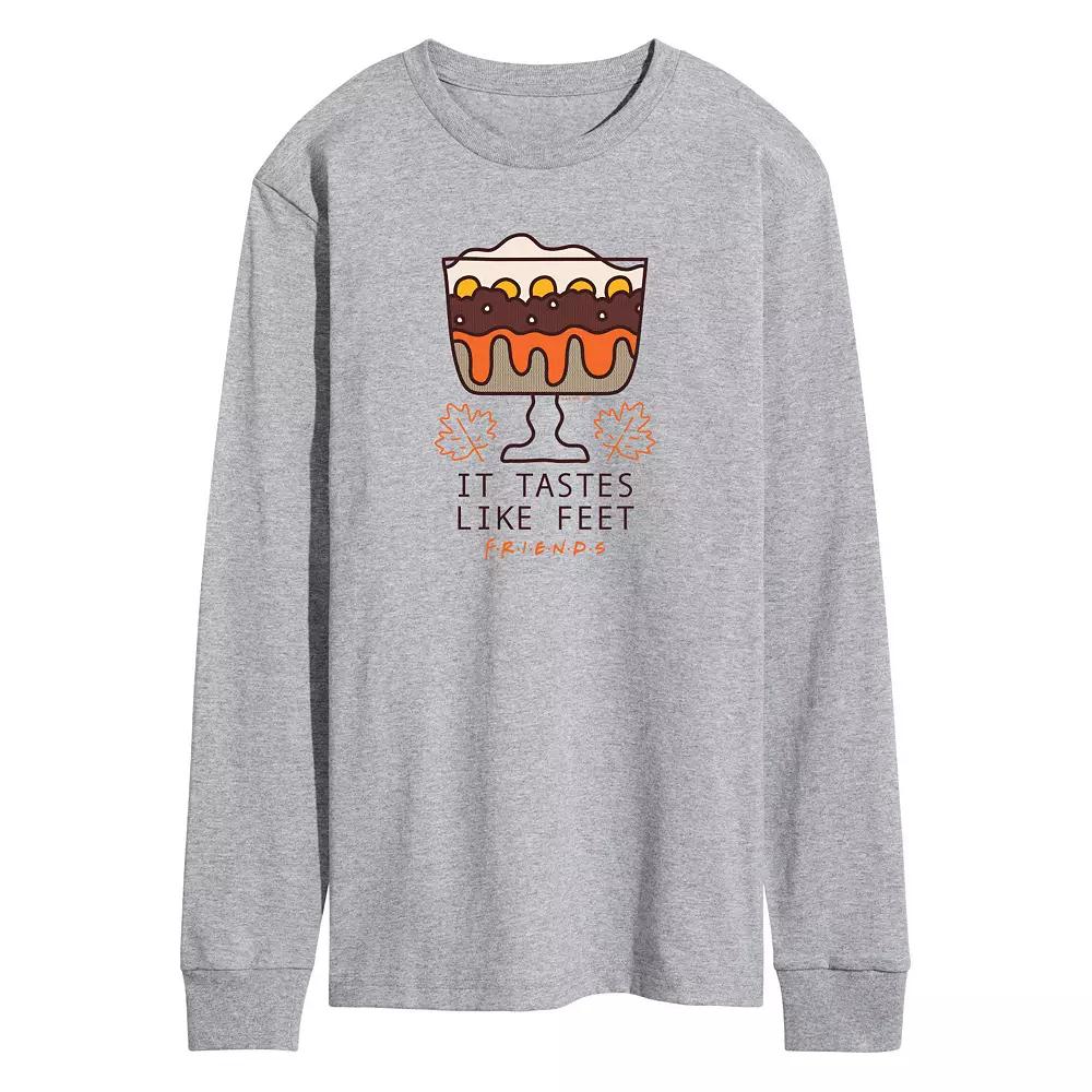 Men's Friends It Tastes Like Feet Long Sleeve Graphic Tee,  Product Image