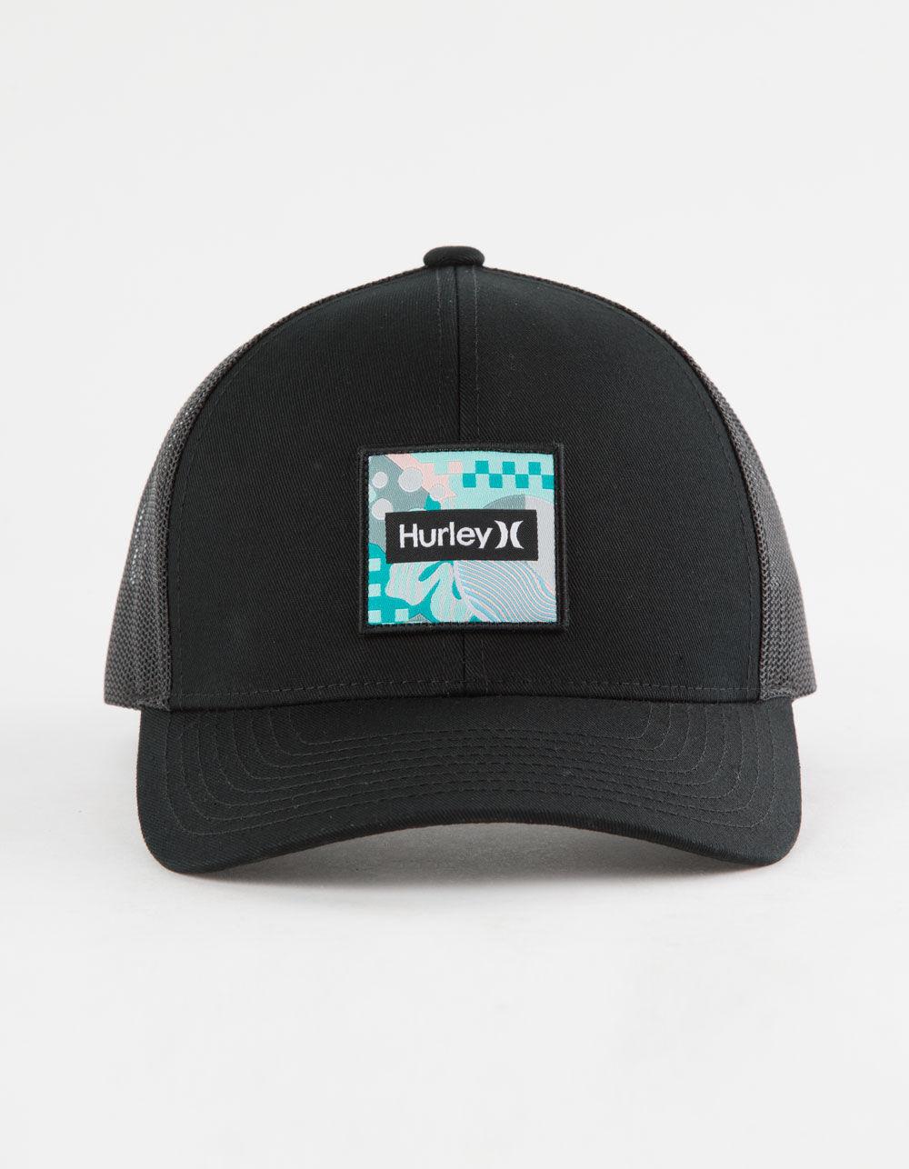 HURLEY Seacliff Mens Trucker Hat - BLK/BLUE Product Image