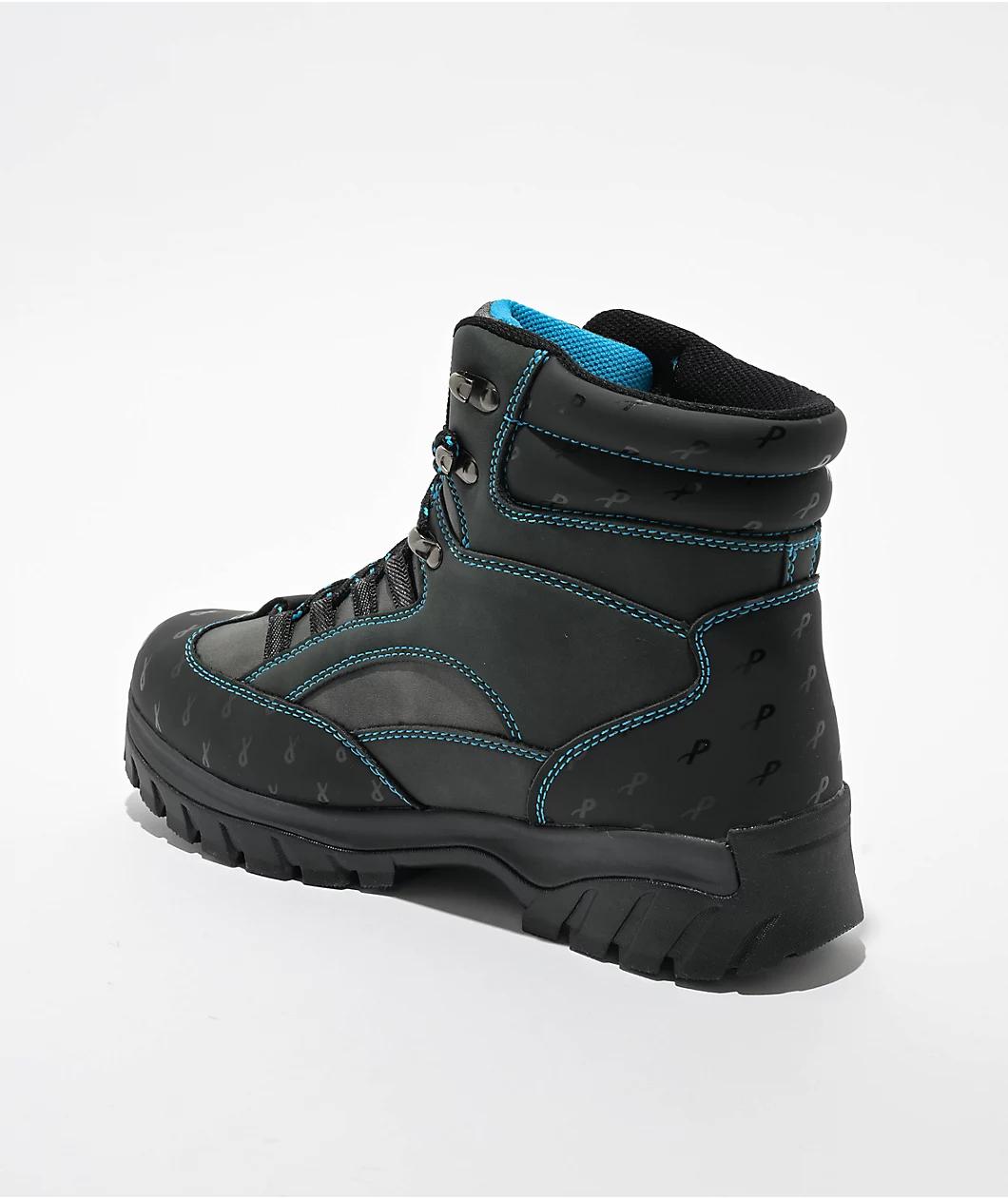 Lugz x Pyschworld Ridgeline Black & Blue Chukka Boots Product Image