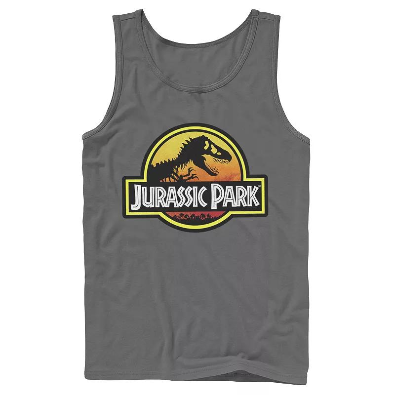 Men's Jurassic Park Sunset Logo Tank Top,  Product Image