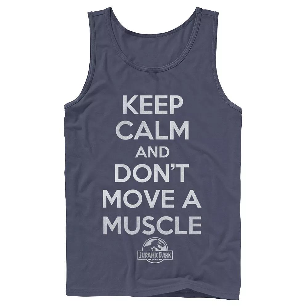 Men's Jurassic Park "Don't Move a Muscle" Tank Top,  Product Image