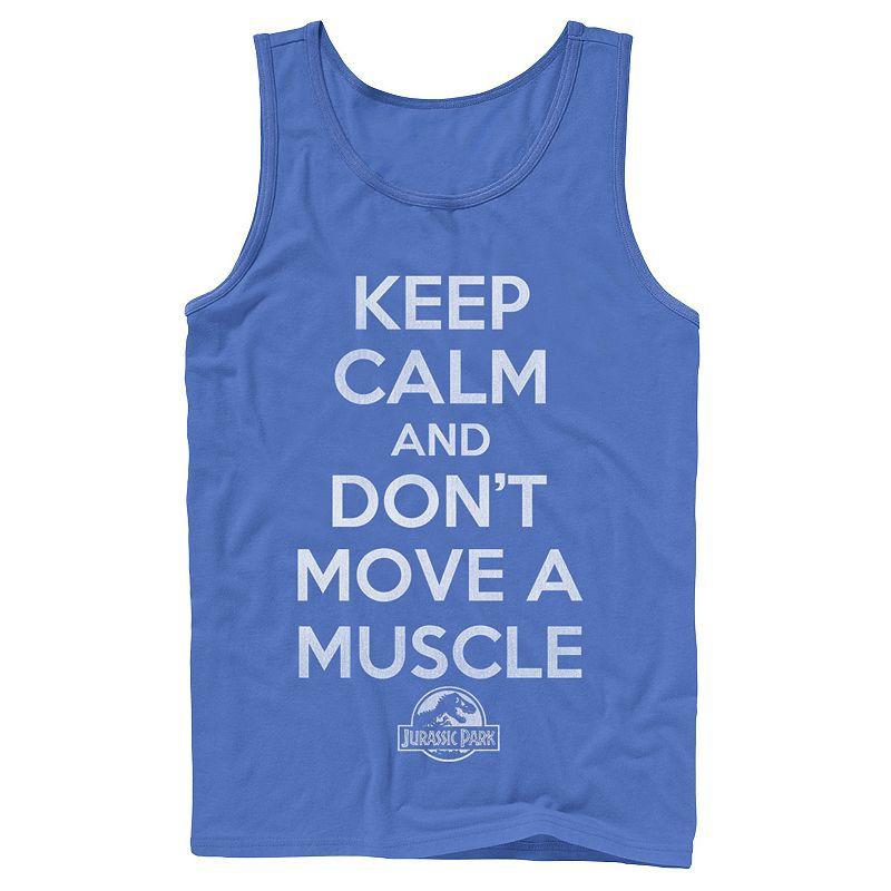 Men's Jurassic Park "Don't Move a Muscle" Tank Top,  Product Image
