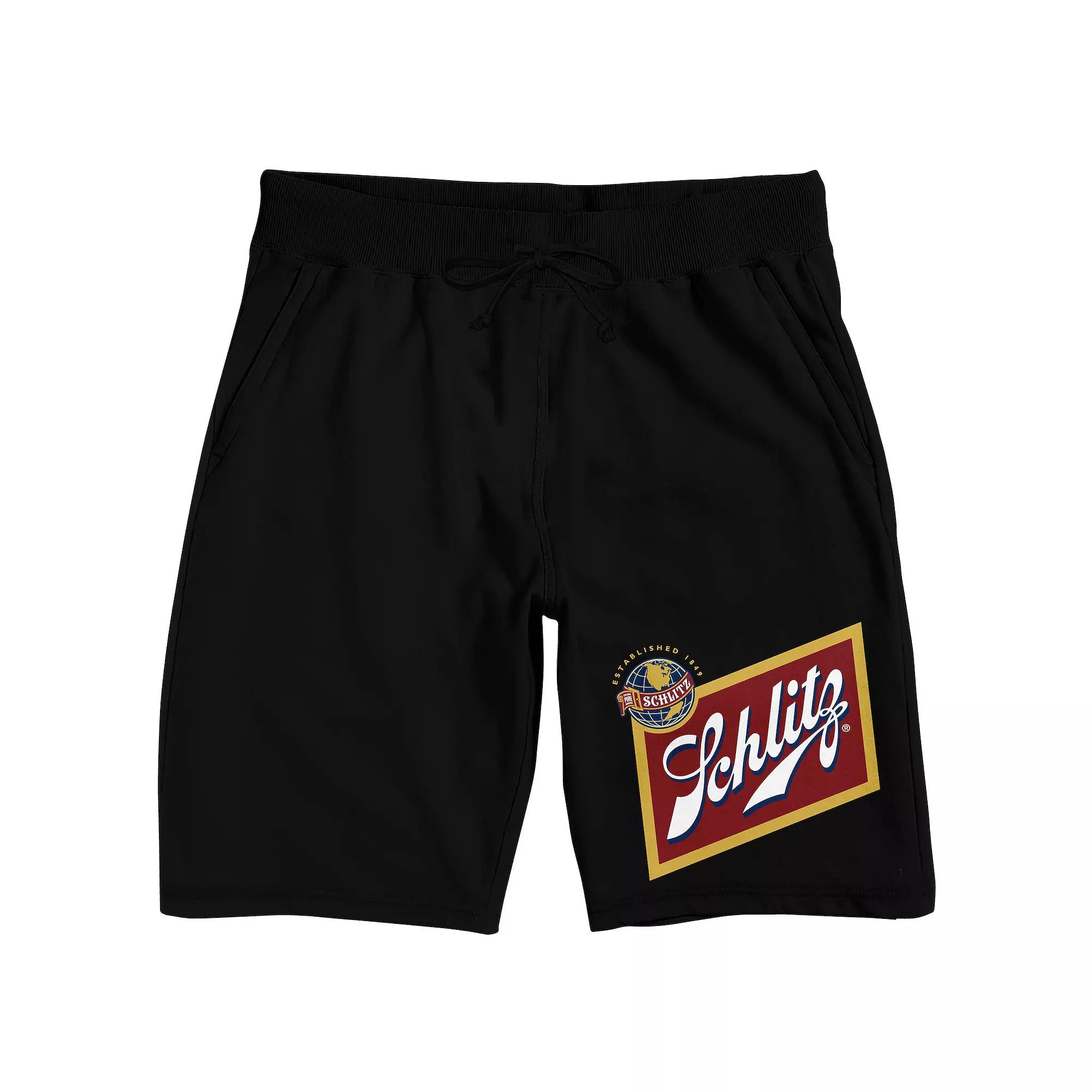 Men's Schlitz Beer Logo Pajama Shorts,  Product Image