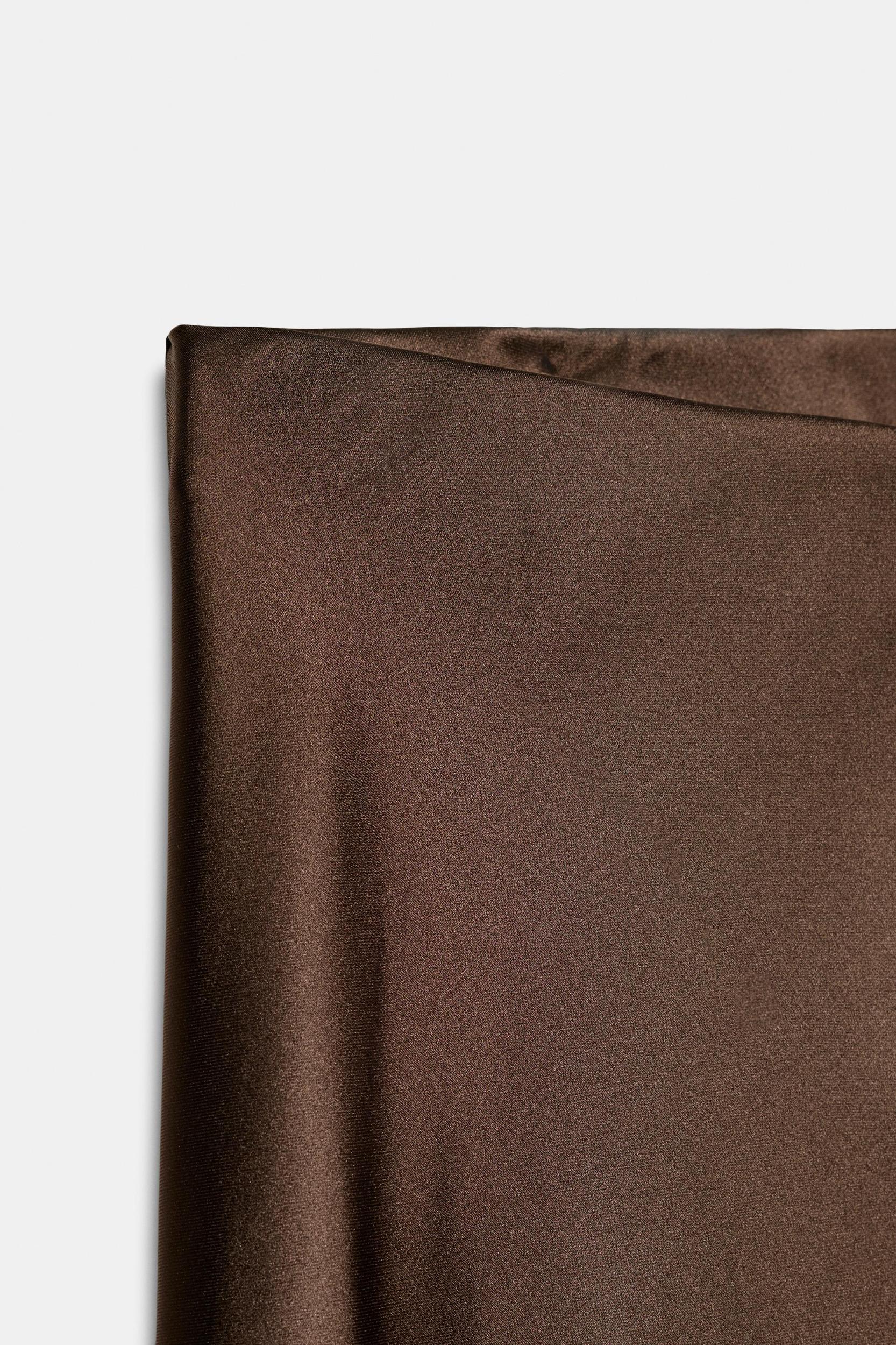 SATIN MIDI SKIRT Product Image