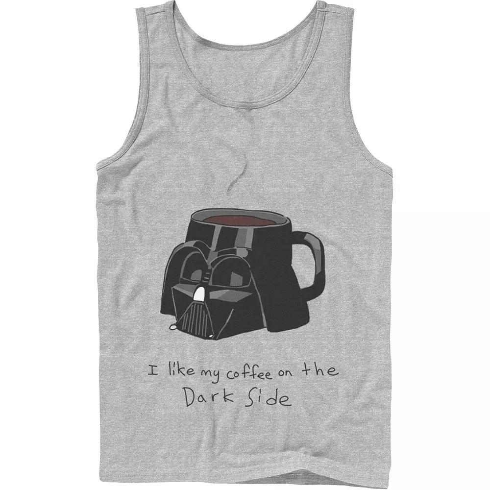 Men's Star Wars Darth Vader Mug I Like My Coffee On The Dark Side Tank Top,  Product Image