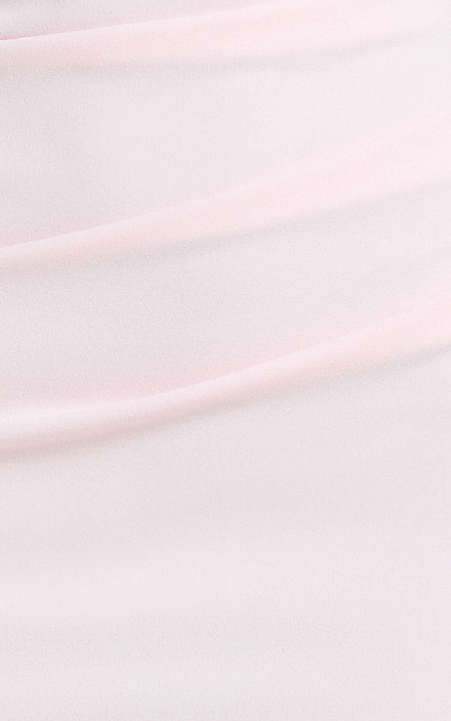 Genie Maxi Dress - Off The Shoulder Dress in Soft Pink Product Image