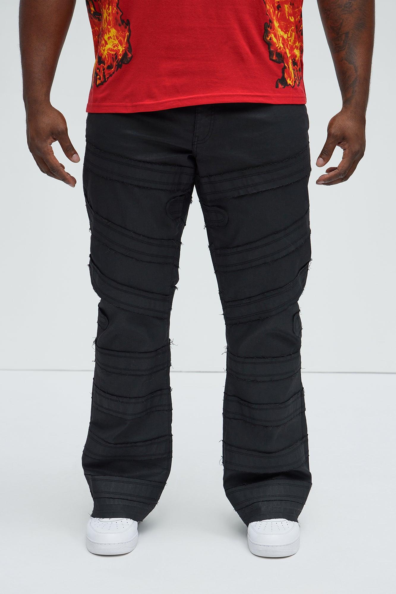 About Fray Stacked Skinny Jeans - Black Product Image