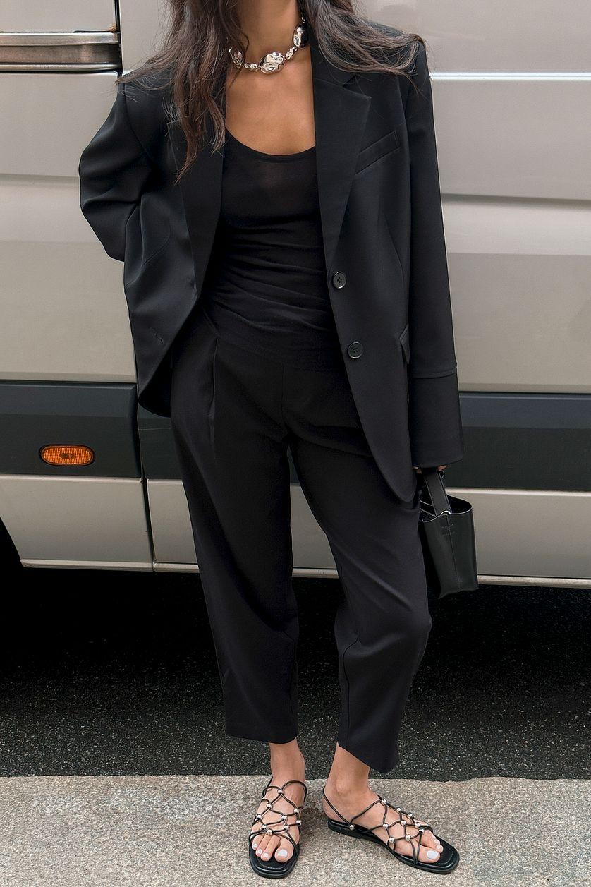 Beaded Flat Slippers Product Image