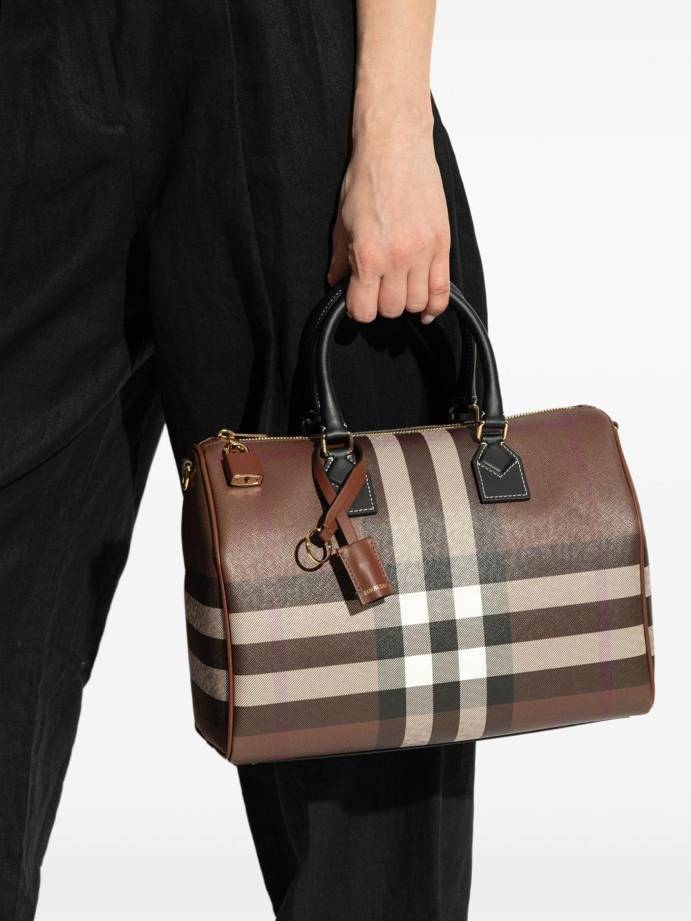 medium Check satchel bag Product Image