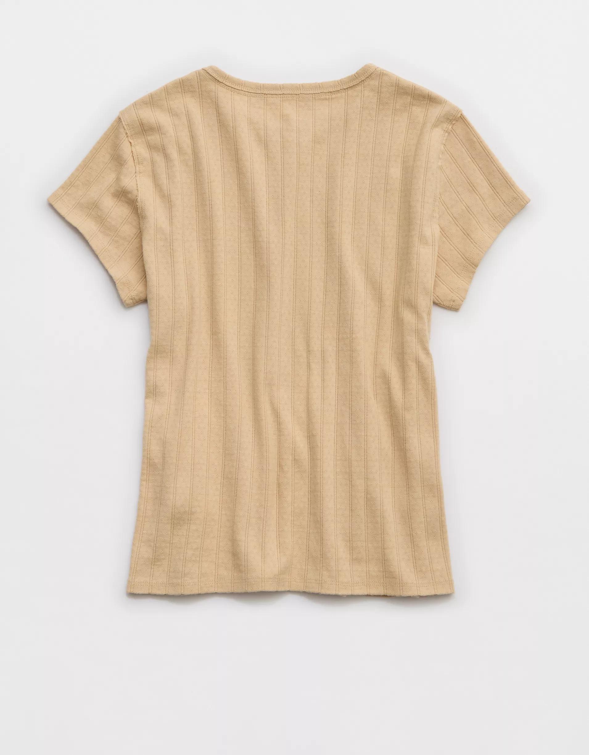 Aerie Pointelle Vintage T-Shirt Product Image