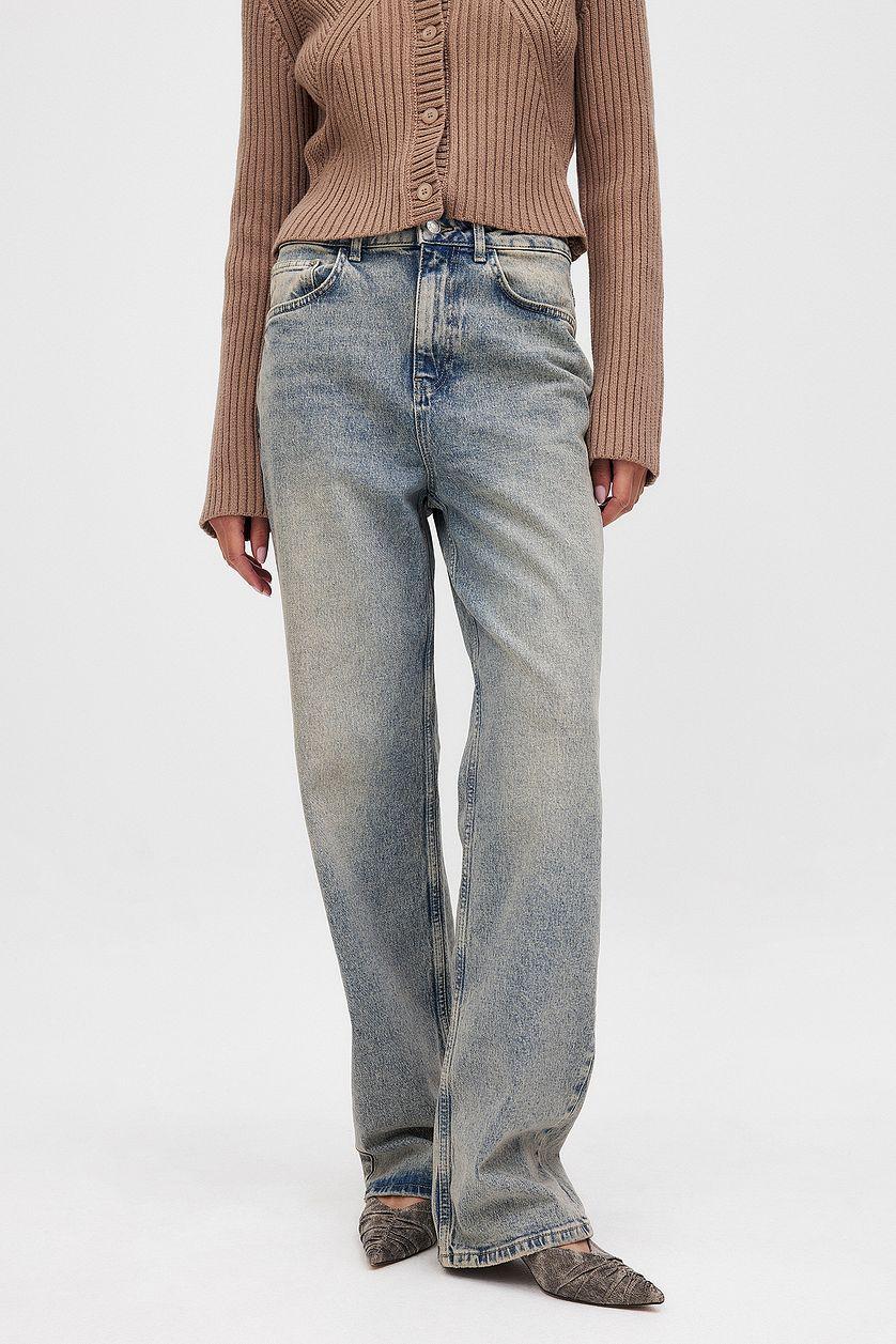 Straight High Waist Jeans Product Image