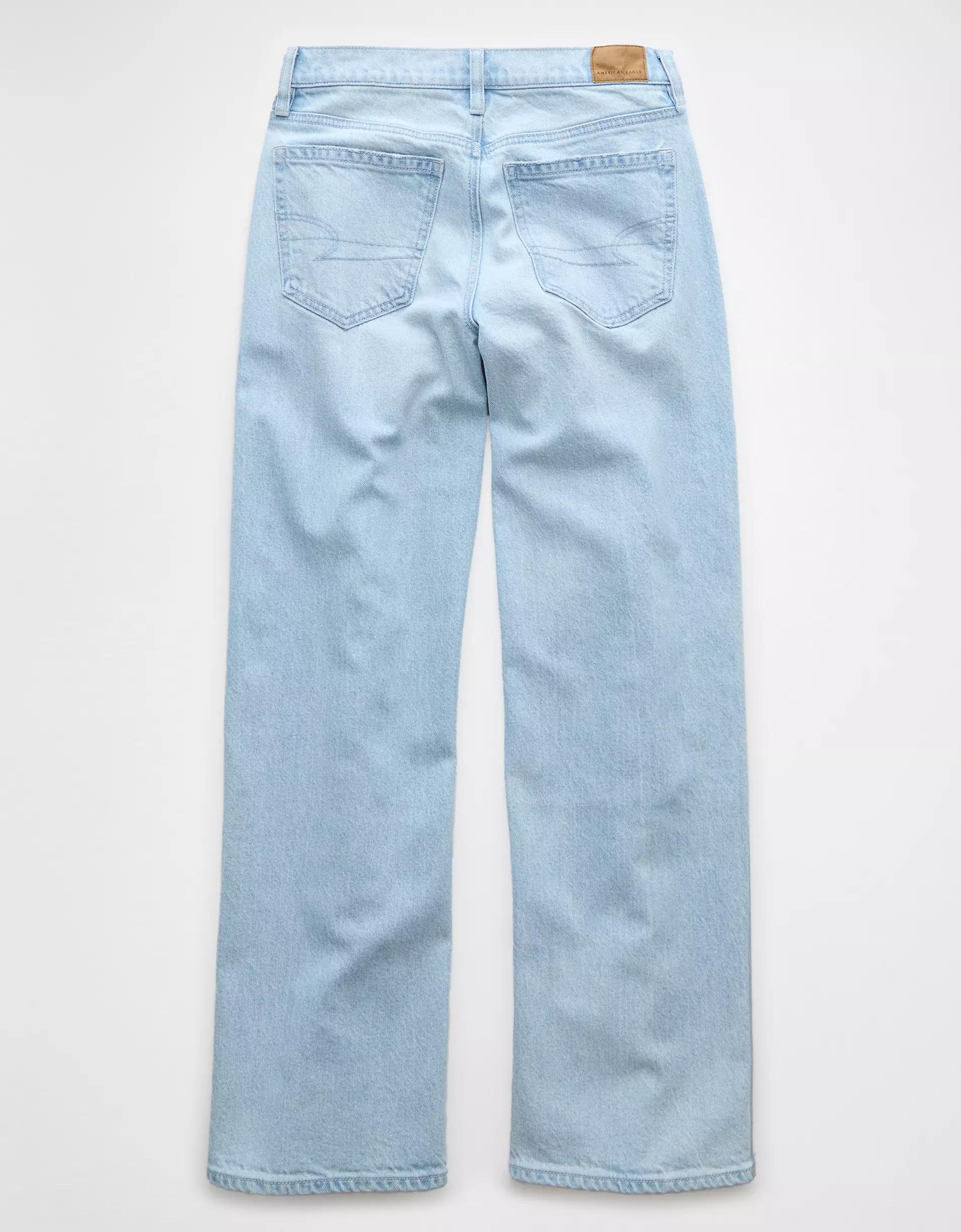 AE Stretch High-Waisted Stovepipe Side Stripe Jean Product Image