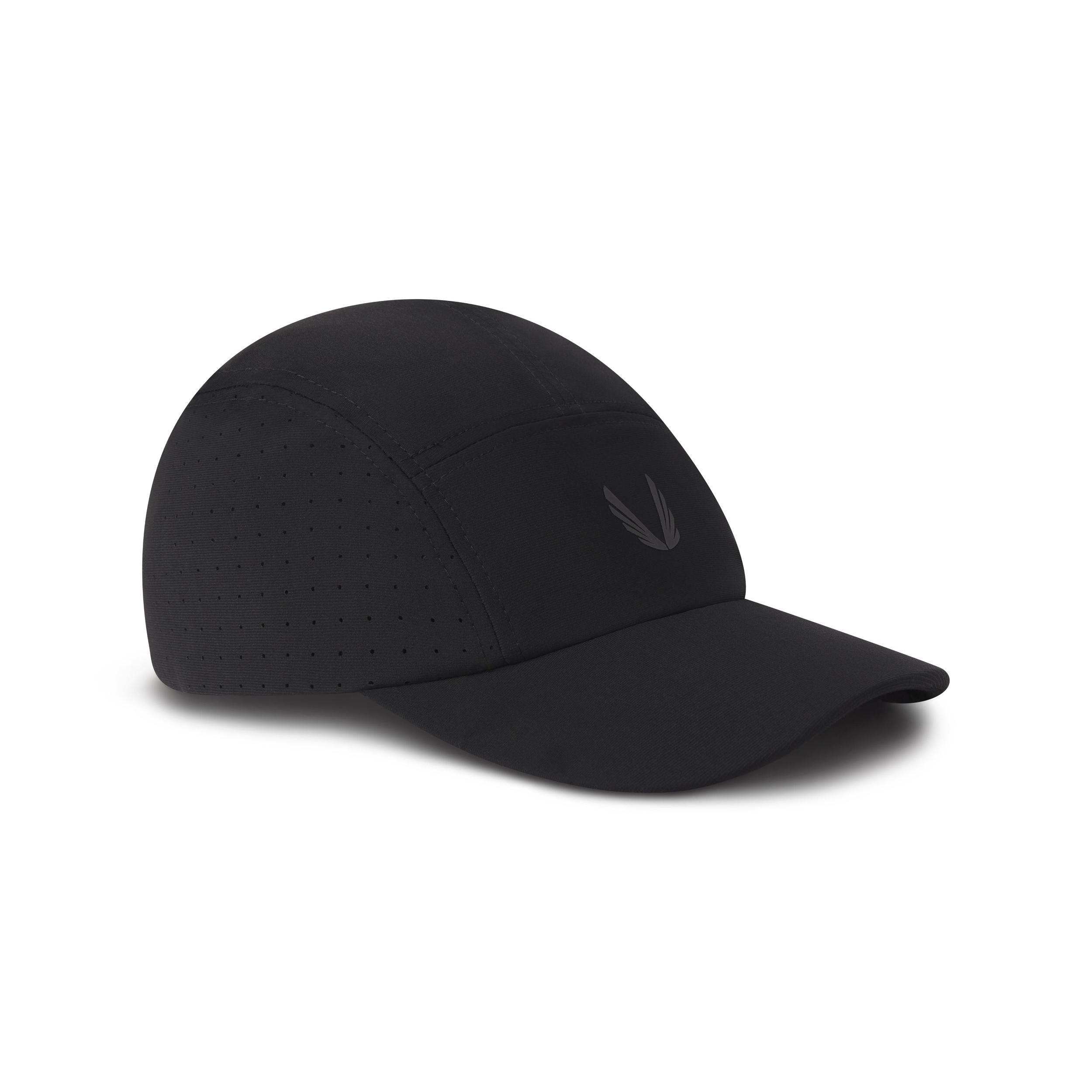 0813. Tetra-Lite® Vented Hat - Black/Black "Wings" Product Image