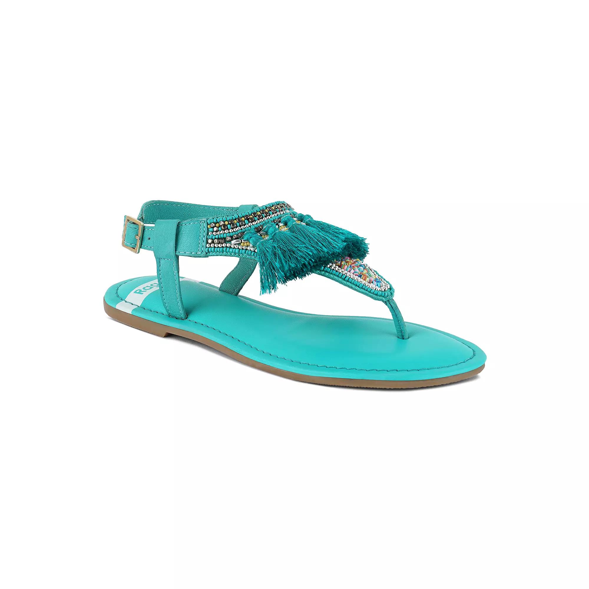 Rag & Co Risha Women's Sandals, Size: 9, Green Product Image