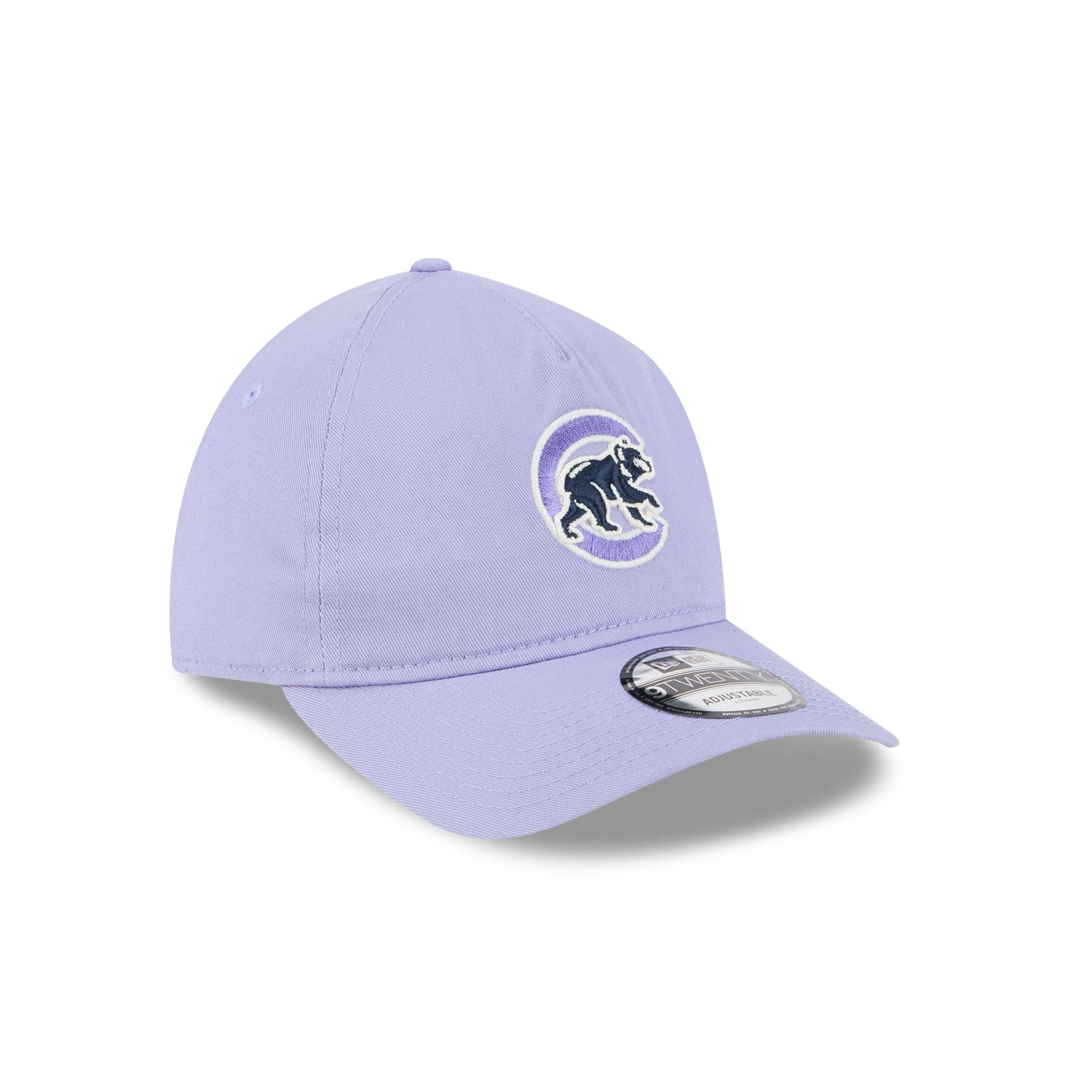 Chicago Cubs Lavender 9TWENTY A-Frame Adjustable Hat Male Product Image