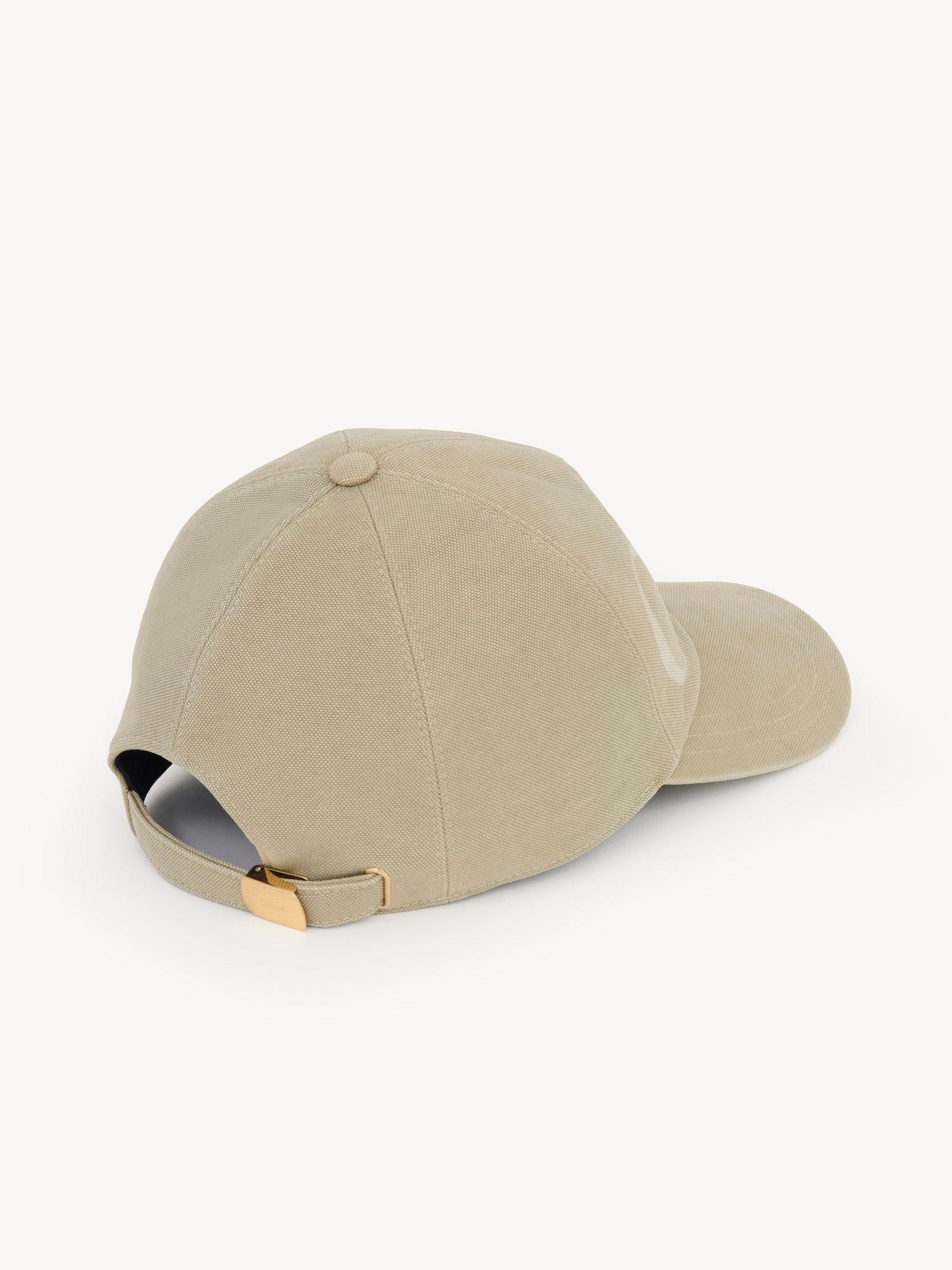 The Chloé Essentials cap in washed cotton Product Image