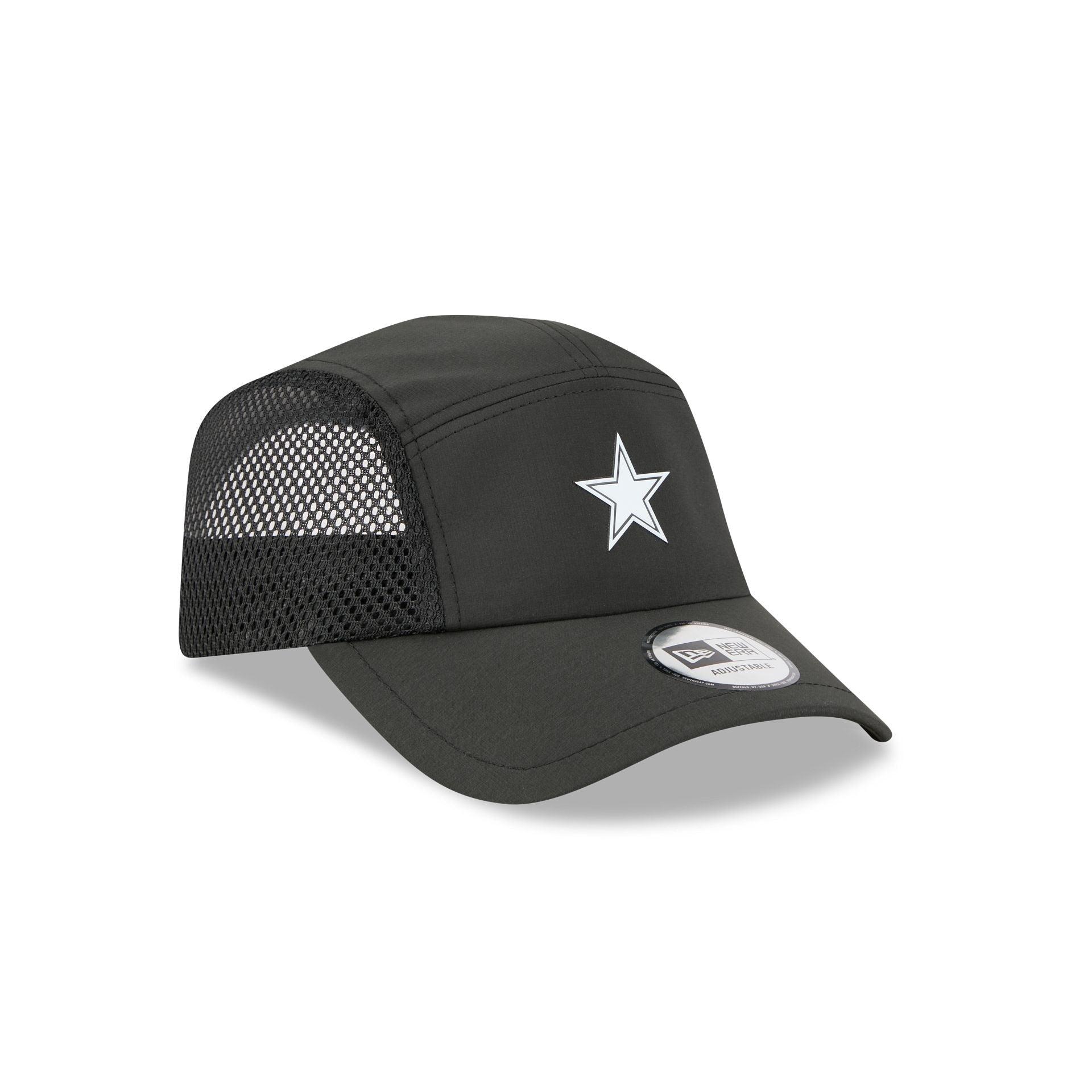 Dallas Cowboys Black Poly Runner Adjustable Hat Male Product Image