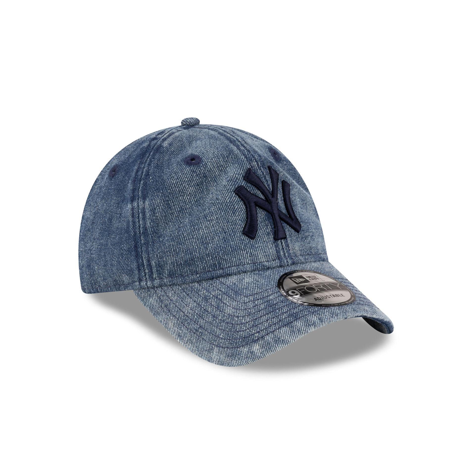 New York Yankees Blue Denim 9FORTY Adjustable Hat Male Product Image