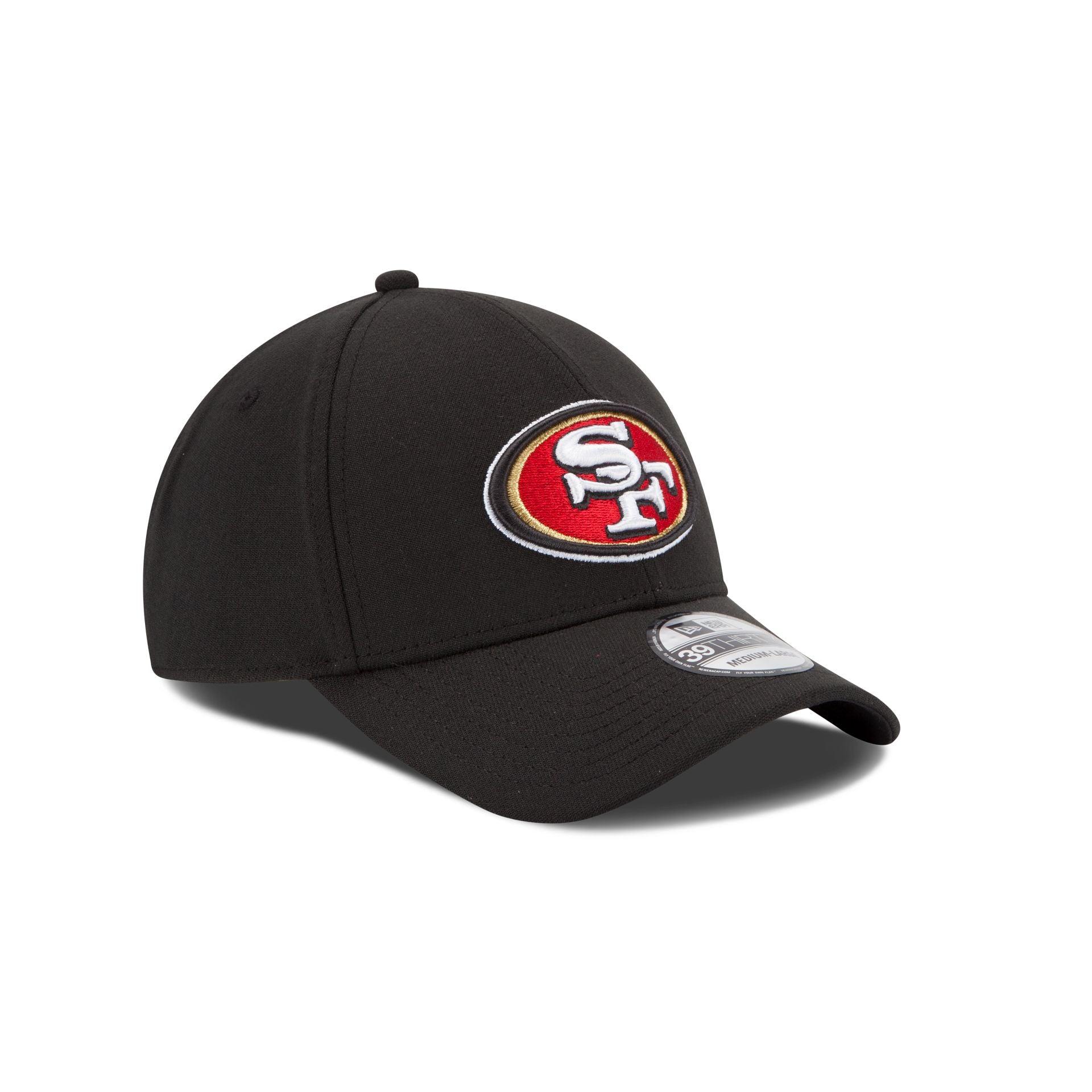 San Francisco 49ers Team Classic Black 39THIRTY Stretch Fit Hat Male Product Image