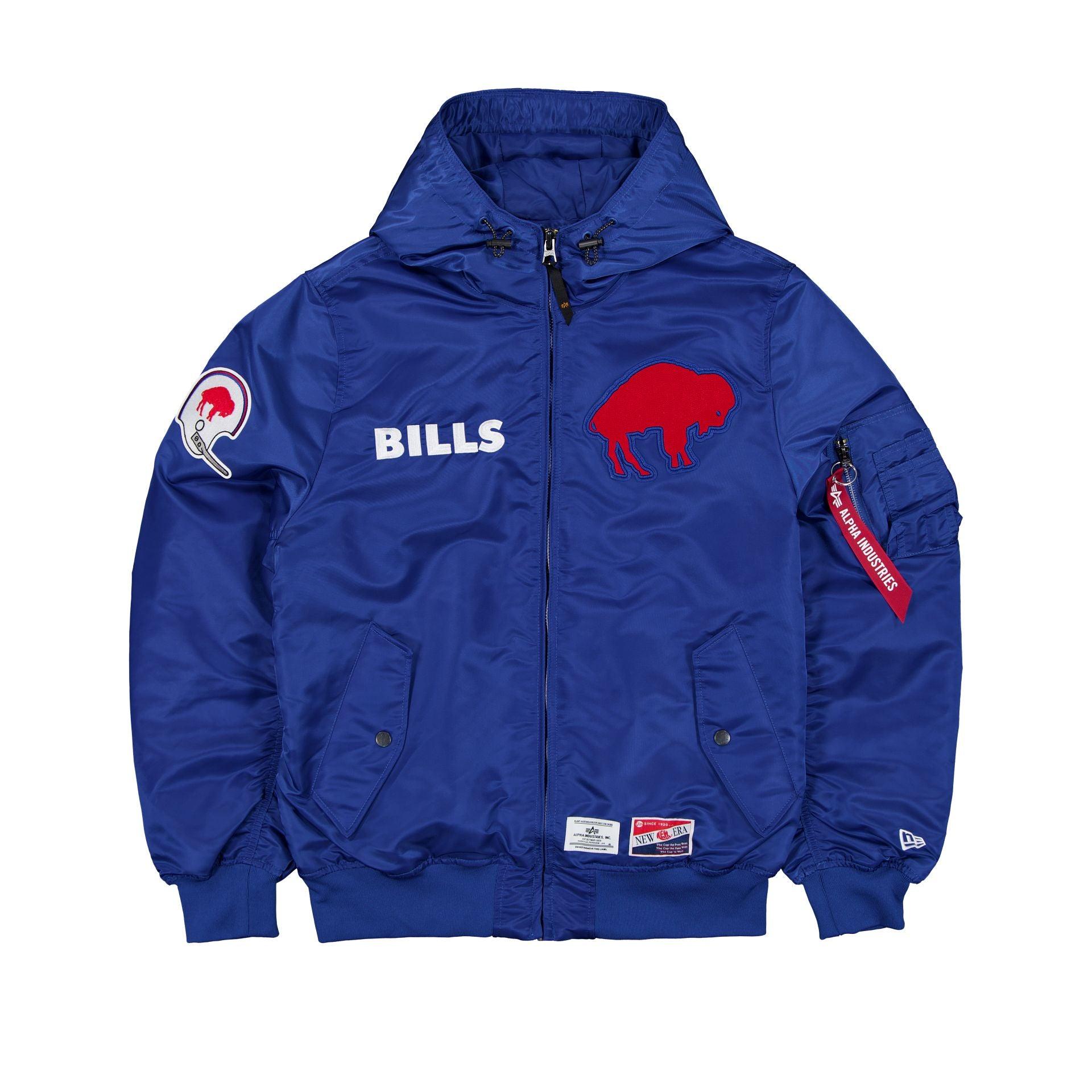 Alpha Industries x Buffalo Bills L-2B Hooded Bomber Jacket Male Product Image