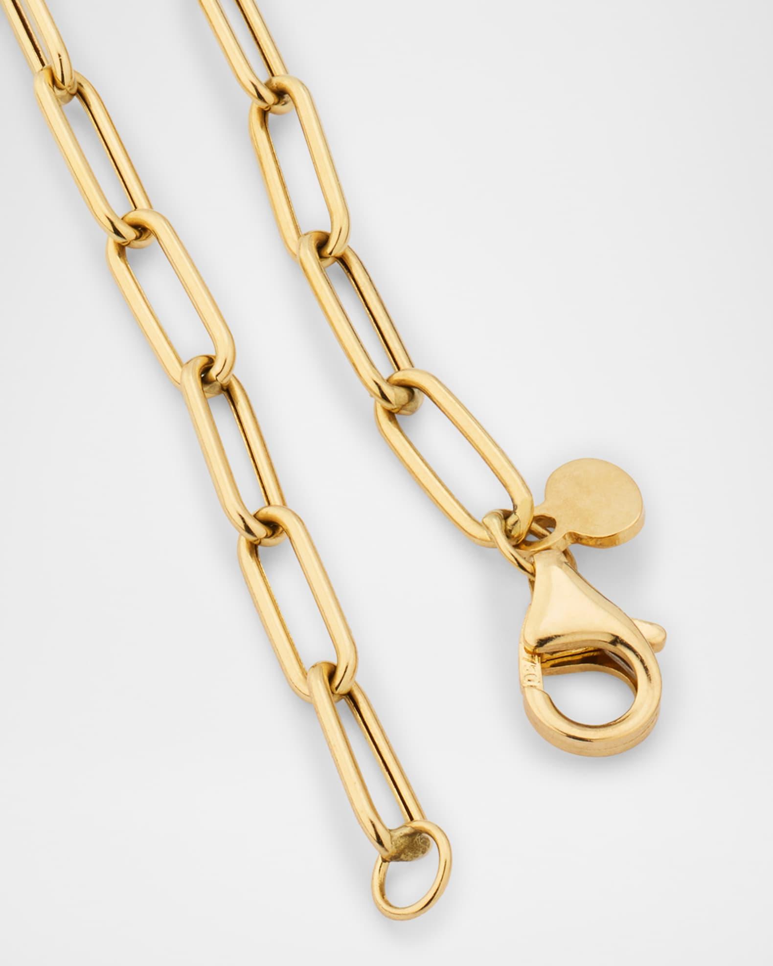 18K Queen Rock Crystal and Turquoise Enamel Pendant Necklace Product Image